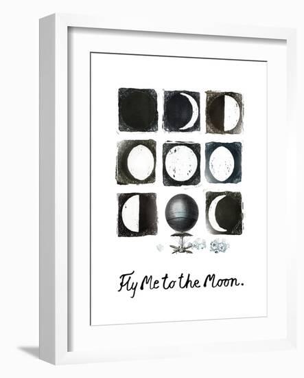 Fly me to the Moon-null-Framed Giclee Print