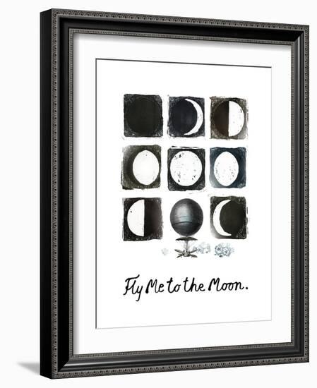 Fly me to the Moon-null-Framed Giclee Print