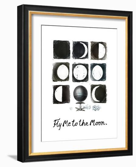 Fly me to the Moon-null-Framed Giclee Print