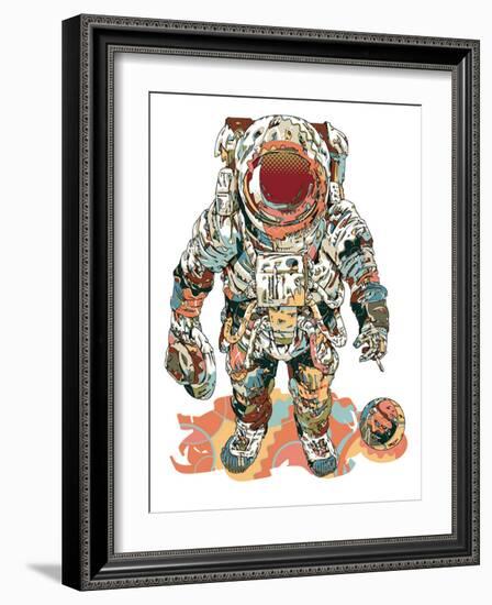 Fly Me To The Moon-HR-FM-Framed Art Print