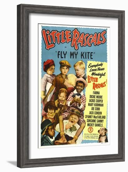 Fly My Kite, 1931-null-Framed Art Print