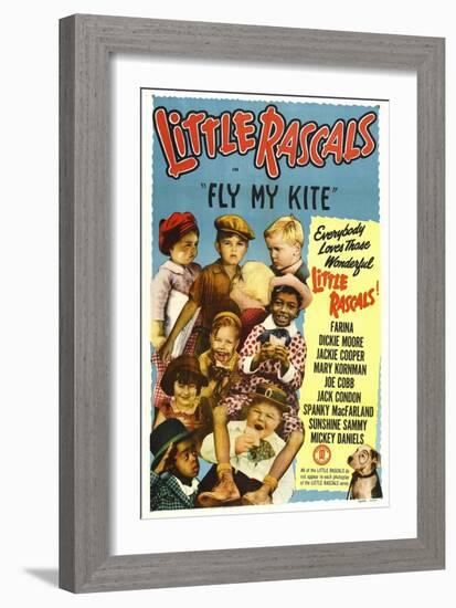 Fly My Kite, 1931-null-Framed Art Print