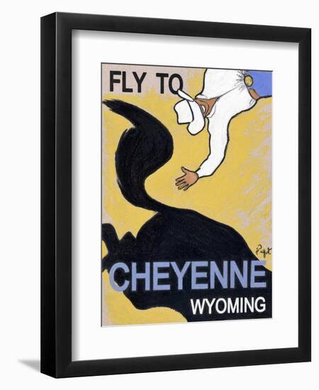 Fly to Cheyenne Wyoming-Jean Pierre Got-Framed Art Print