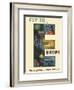Fly to Europe - The System Of The Flying Clippers - Pan American World Airways-Jean Carlu-Framed Art Print