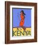 Fly to Kenya-Jean Pierre Got-Framed Art Print