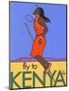 Fly to Kenya-Jean Pierre Got-Mounted Art Print