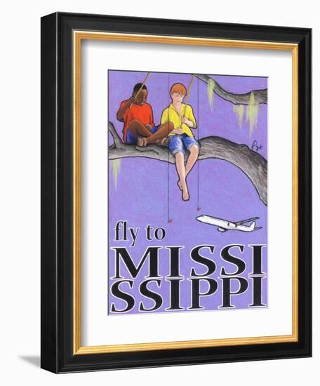 Fly to Mississippi-Jean Pierre Got-Framed Art Print