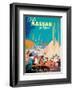 Fly to Nassau by Clipper - New Providence Island, The Bahamas - Pan American World Airways (PAA)-Mark Von Arenburg-Framed Giclee Print