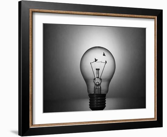 Fly To the Light-Victoria Ivanova-Framed Photographic Print