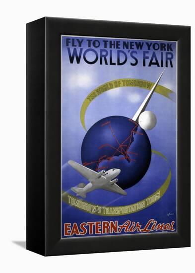 Fly to the New York World's Fair-null-Framed Stretched Canvas
