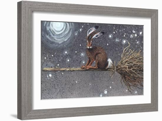 Flyaway Hare-Maggie Vandewalle-Framed Art Print