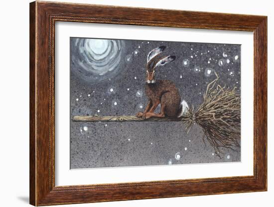Flyaway Hare-Maggie Vandewalle-Framed Art Print