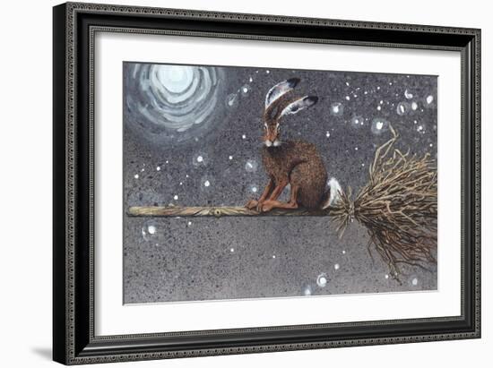 Flyaway Hare-Maggie Vandewalle-Framed Art Print