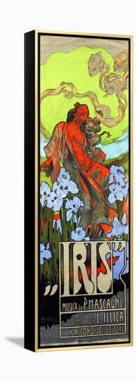 Flyer for the opera-Adolfo Hohenstein-Framed Premier Image Canvas