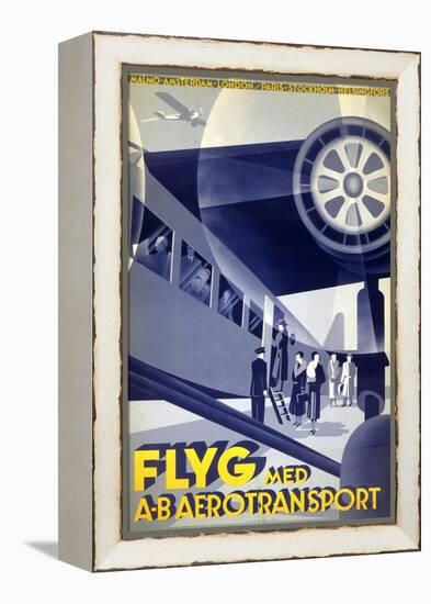 Flyg Med A-B Aerotransport-null-Framed Stretched Canvas