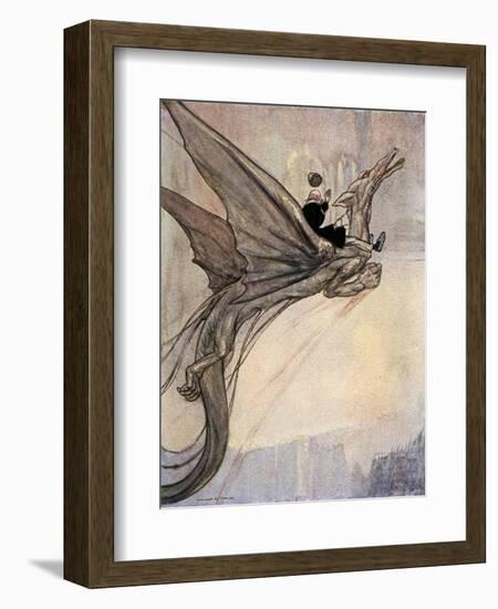 Flying a Dragon, Timlin-William M. Timlin-Framed Premium Giclee Print