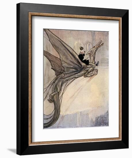 Flying a Dragon, Timlin-William M. Timlin-Framed Premium Giclee Print