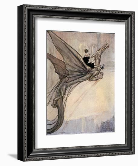 Flying a Dragon, Timlin-William M. Timlin-Framed Premium Giclee Print