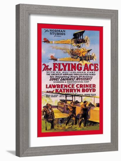 Flying Ace Movie Poster-null-Framed Art Print