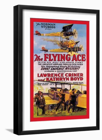 Flying Ace Movie Poster-null-Framed Art Print