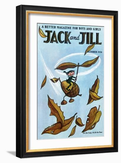 Flying Acorn - Jack and Jill, October 1954-Leo Politi-Framed Giclee Print