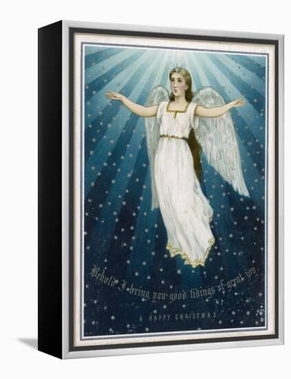 Flying Angel Among the Stars-null-Framed Stretched Canvas