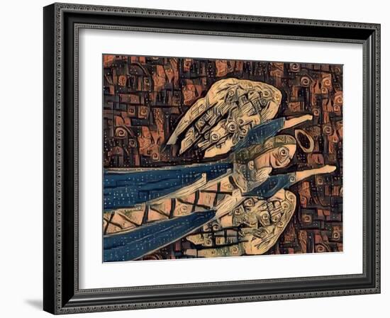 Flying Angel-sylvia pimental-Framed Art Print