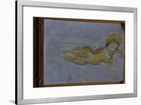 Flying angel-Cosima Duggal-Framed Giclee Print