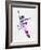 Flying Ballerina Watercolor 1-Irina March-Framed Art Print