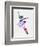 Flying Ballerina Watercolor 1-Irina March-Framed Premium Giclee Print