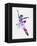 Flying Ballerina Watercolor 1-Irina March-Framed Stretched Canvas