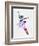 Flying Ballerina Watercolor 1-Irina March-Framed Art Print