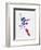 Flying Ballerina Watercolor 1-Irina March-Framed Art Print