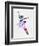 Flying Ballerina Watercolor 1-Irina March-Framed Art Print