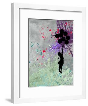 Flying Balloon Girl-Banksy-Framed Giclee Print