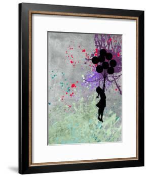 Flying Balloon Girl-Banksy-Framed Giclee Print