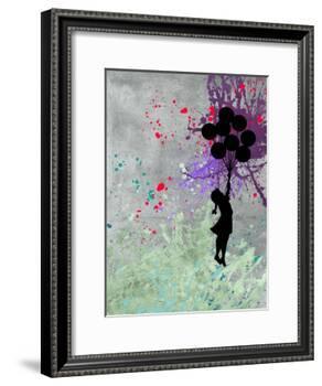 Flying Balloon Girl-Banksy-Framed Giclee Print