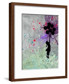 Flying Balloon Girl-Banksy-Framed Giclee Print