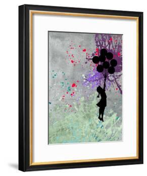 Flying Balloon Girl-Banksy-Framed Giclee Print