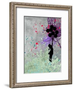 Flying Balloon Girl-Banksy-Framed Giclee Print
