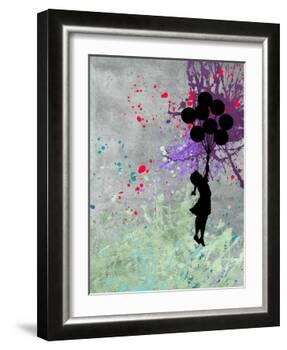 Flying Balloon Girl-Banksy-Framed Giclee Print