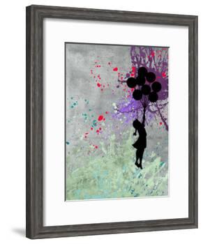 Flying Balloon Girl-Banksy-Framed Giclee Print