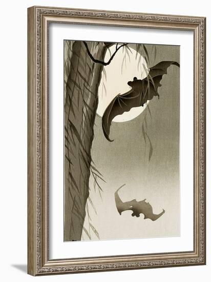 Flying Bats-Koson Ohara-Framed Giclee Print