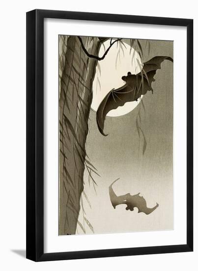 Flying Bats-Koson Ohara-Framed Giclee Print