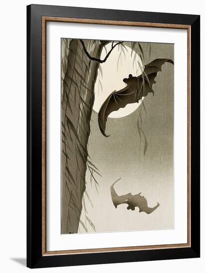 Flying Bats-Koson Ohara-Framed Giclee Print