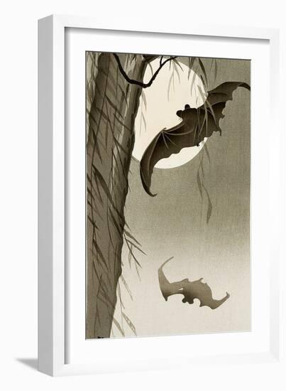 Flying Bats-Koson Ohara-Framed Giclee Print