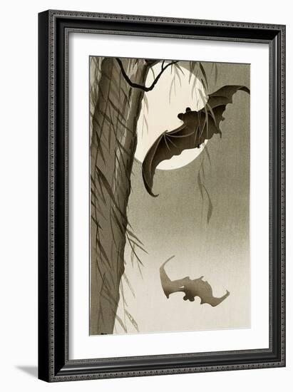 Flying Bats-Koson Ohara-Framed Giclee Print