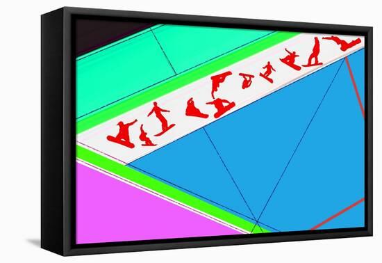 Flying Boards-NaxArt-Framed Stretched Canvas