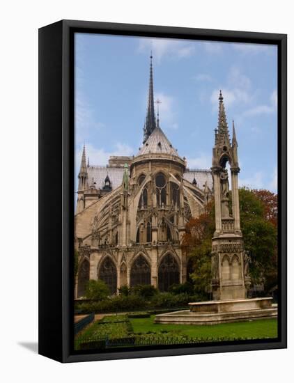 Flying Buttresses of Notre-Dame, Paris, France-Lisa S. Engelbrecht-Framed Premier Image Canvas