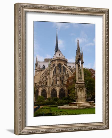 Flying Buttresses of Notre-Dame, Paris, France-Lisa S. Engelbrecht-Framed Photographic Print